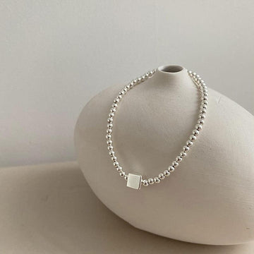 Charming Gifts - Fashion Silver Colour Cute Smiley Love Heart String of Beads Bracelets - The Jewellery Supermarket